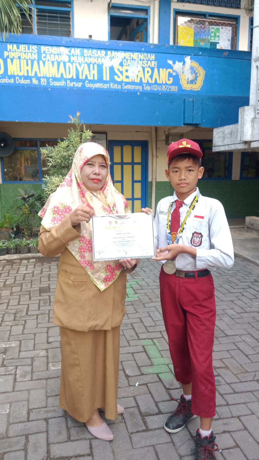 Siswa SD Muhammadiyah 11 Semarang Raih Prestasi Dalam Kejuaraan Kick Boxing Jawa Tengah