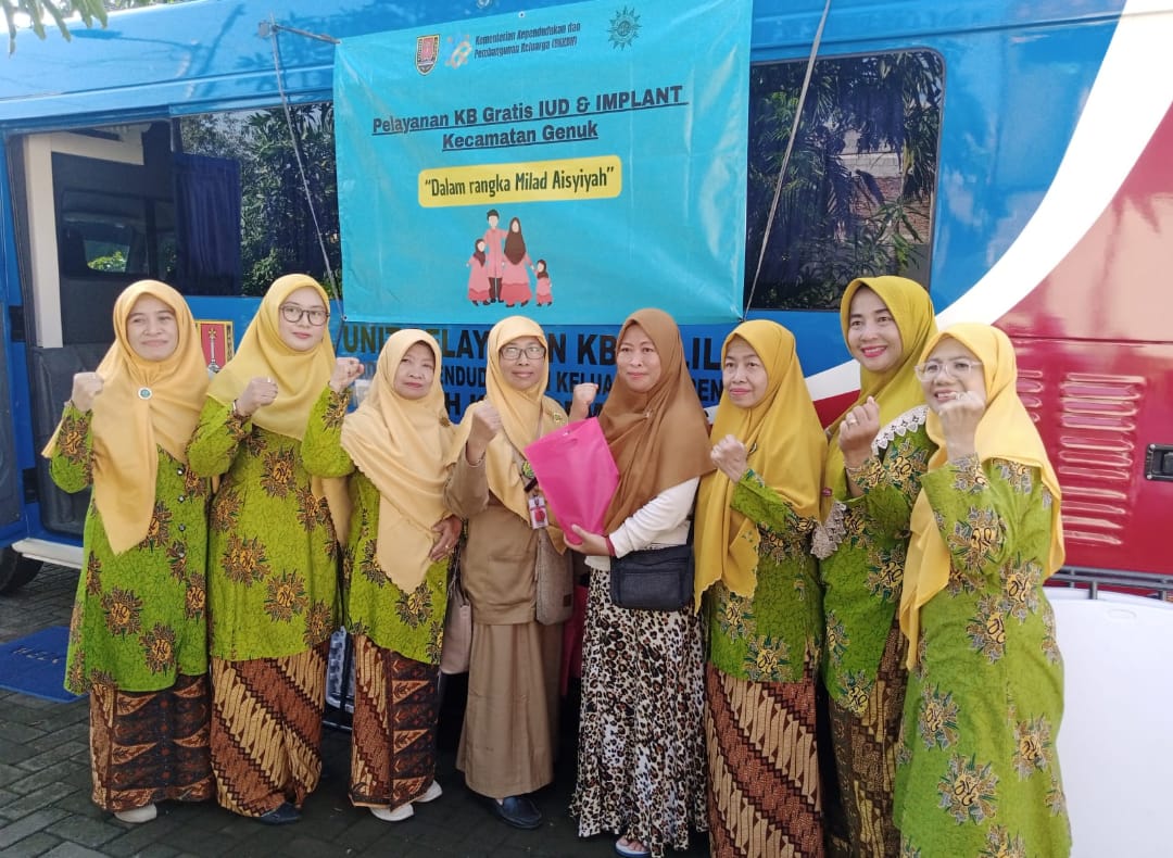 Kolaborasi ‘Aisyiyah Genuk dan PLKB Genuk Sukses Gelar Pelayanan KB Gratis