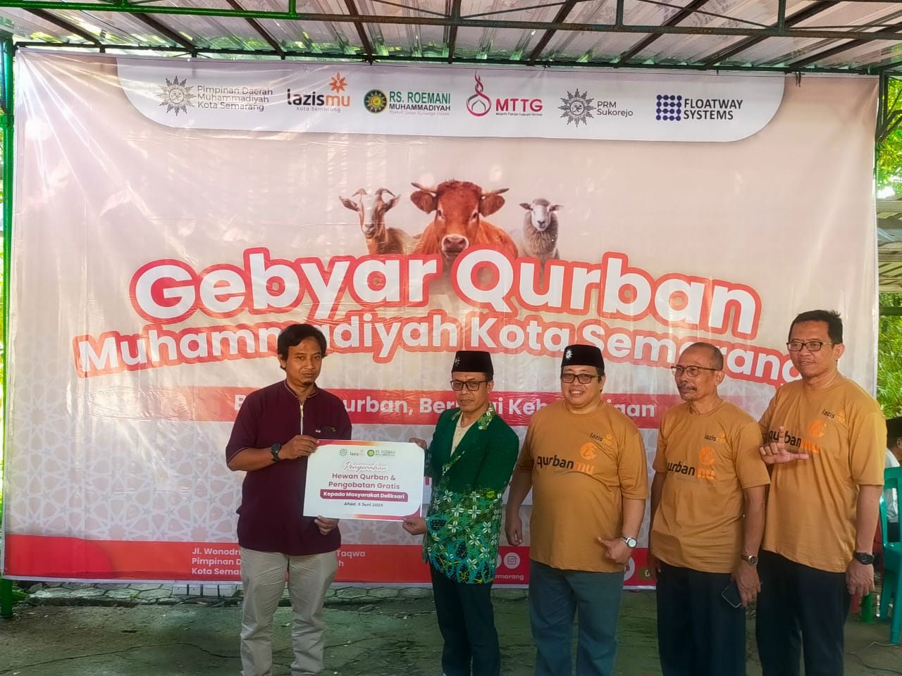 Gebyar Kurban Muhammadiyah Kota Semarang : Berbagi Kurban, Berbagi Kebahagiaan