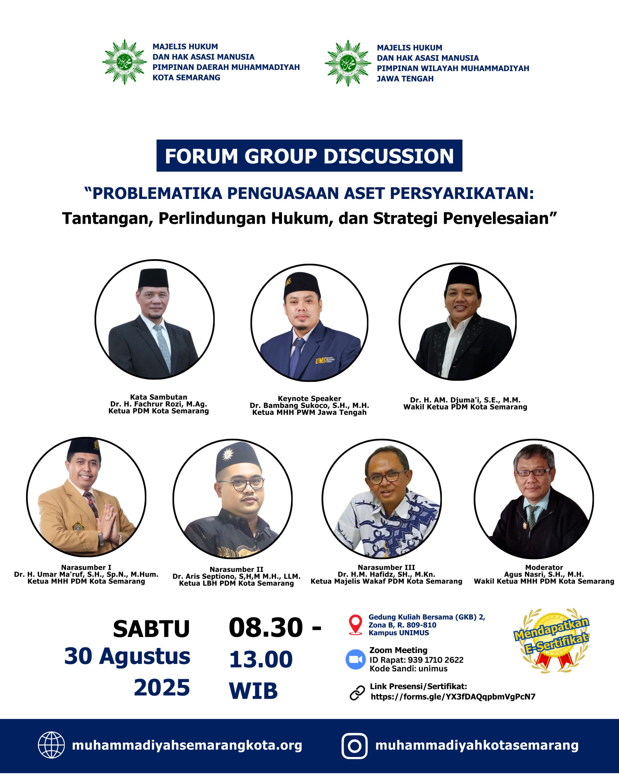 Lindungi Aset Muhammadiyah, Majelis Hukum Undang FGD Lintas Majelis dan Publik
