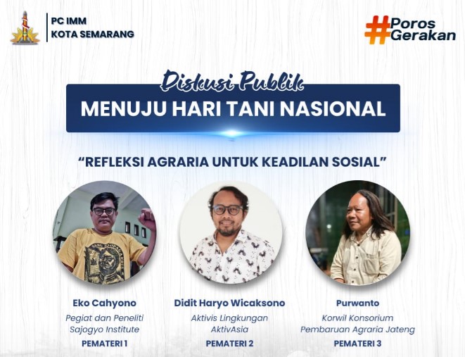 Kolonialisme Tanah Belum Usai, Diskusi IMM Ungkap Kondisi Petani di Tengah Oligarki