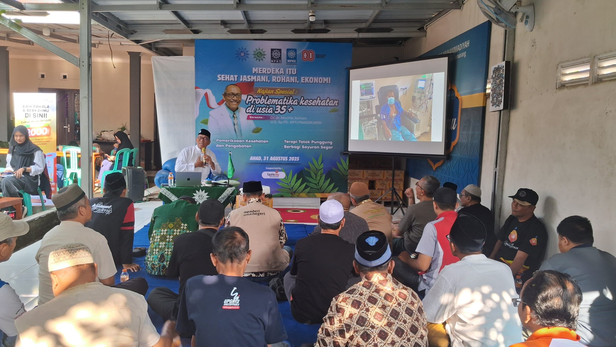 Kajian Ahad Pagi PRM Pudak Payung : Mengenali Problema diatas Usia 35 tahun