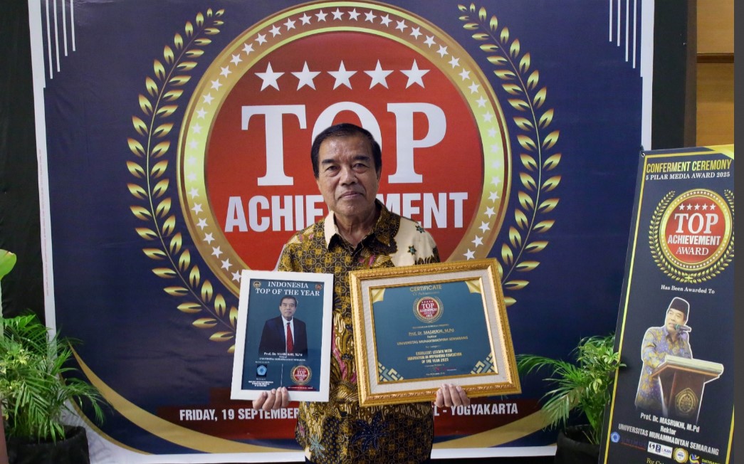 Rektor UNIMUS Raih Penghargaan Bergengsi: Pemimpin Inovatif Bidang Pendidikan