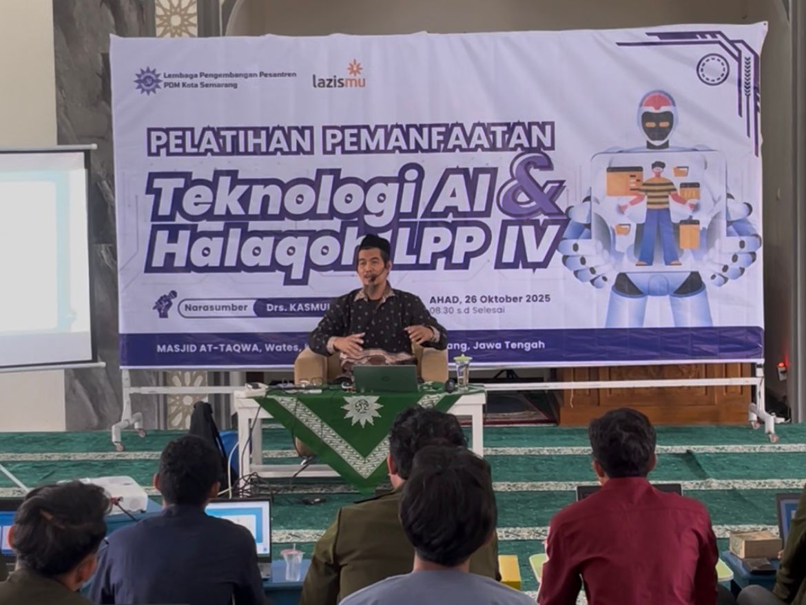 Bukan Cuma Mengaji, Santri Muhammadiyah di Semarang Juga Dilatih Menguasai AI