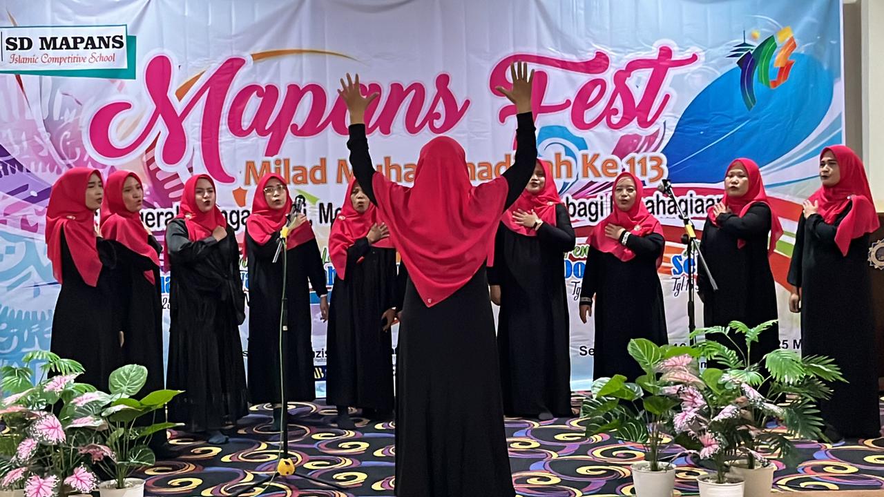 Dari Dapur ke Panggung Pentas, Wali Murid SD Muhammadiyah Tampil Totalitas Meriahkan Milad
