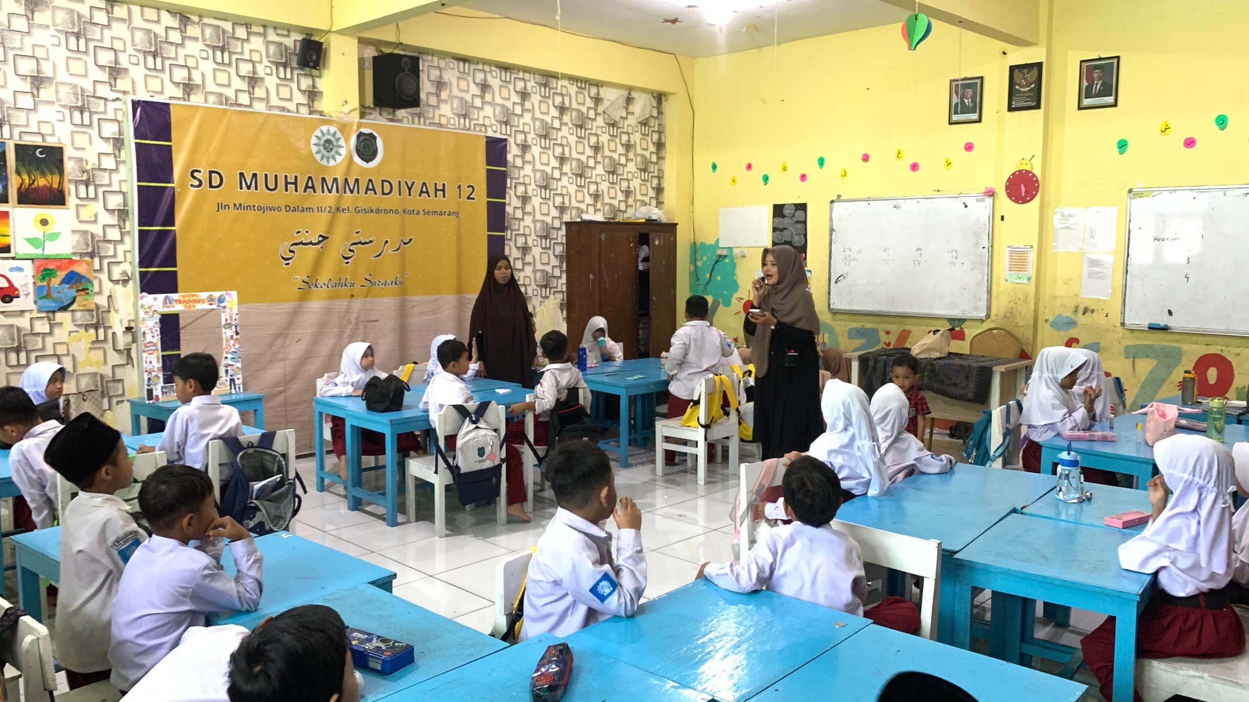 Ambil Alih Kelas! Wali Murid SD Muh 12 Perkuat Sinergi & Karakter Siswa