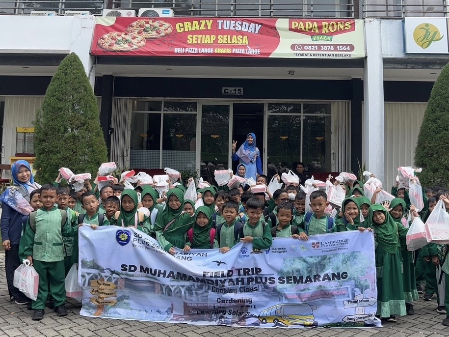 Belajar Rasa Bermain: Keseruan Outing Class SD Muhammadiyah Plus Semarang Jadi Koki Cilik