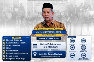 Pesantren Lansia Semarang At Taqwa Ngaliyan Angkatan ke-9, 2-3 Mei 2026