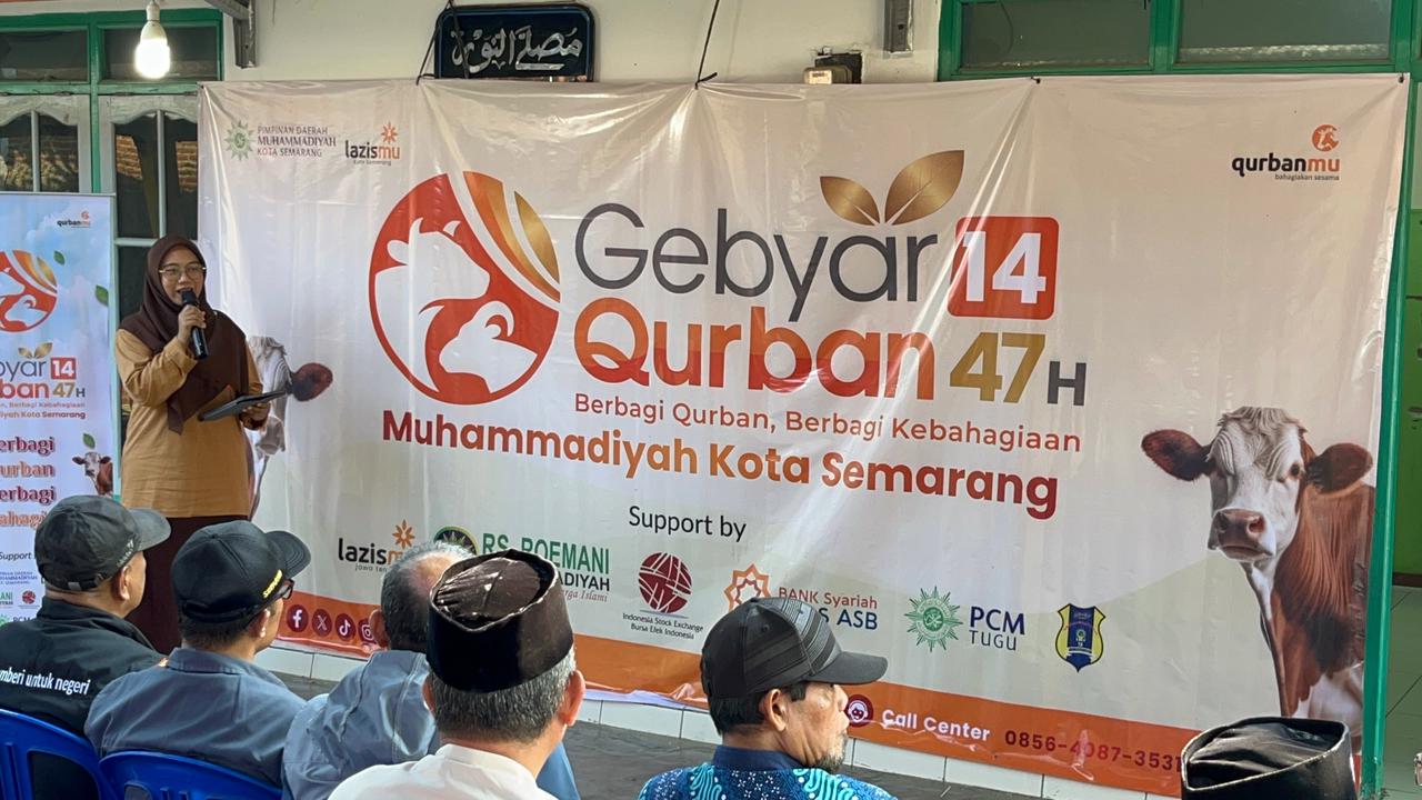 Aksi Gebyar Qurban 1447 H oleh Lazismu Kota Semarang di wilayah pesisir Mangkang Wetan.