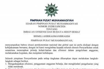 PP Muhammadiyah Terbitkan Edaran Budaya Hidup Hemat, Instruksikan Efisiensi Anggaran Total