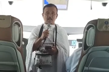 Suhu 40 Derajat di Miqat Bir Ali, Jemaah Semarang Pilih Niat Ihram dari Dalam Bus
