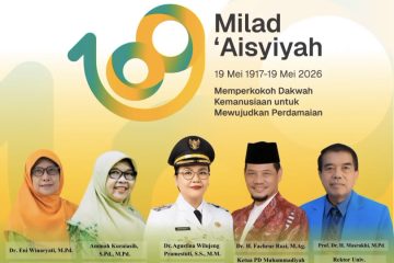 Resepsi Milad ke-109 ‘Aisyiyah Kota Semarang: Mengokohkan Dakwah Kemanusiaan untuk Perdamaian