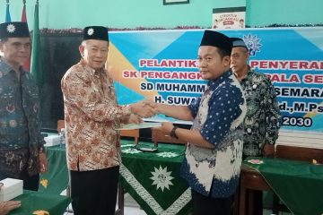 Lantik Kepala Sekolah Baru, SD Muhammadiyah 10 Semarang Targetkan Cetak Generasi Qurani Berakhlak Mulia