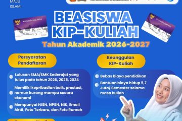 Bebas Biaya Kuliah Plus Uang Saku Rp5,7 Juta! Pendaftaran Beasiswa KIP Kuliah 2026 Resmi Dibuka