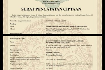 Masih Semester 2, Mahasiswa ITESA Semarang Sudah Cetak 6 Hak Cipta Software!