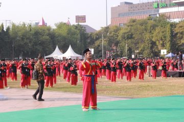 Merahkan Simpang Lima, Ribuan Pesilat Bawa Pesan Moral di Muktamar Tapak Suci