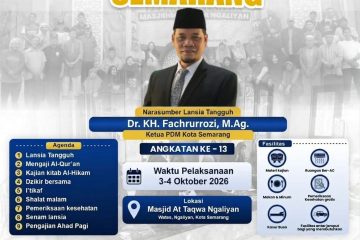 Pendaftaran Dibuka: Pesantren Lansia Masjid At Taqwa Ngaliyan Angkatan 13