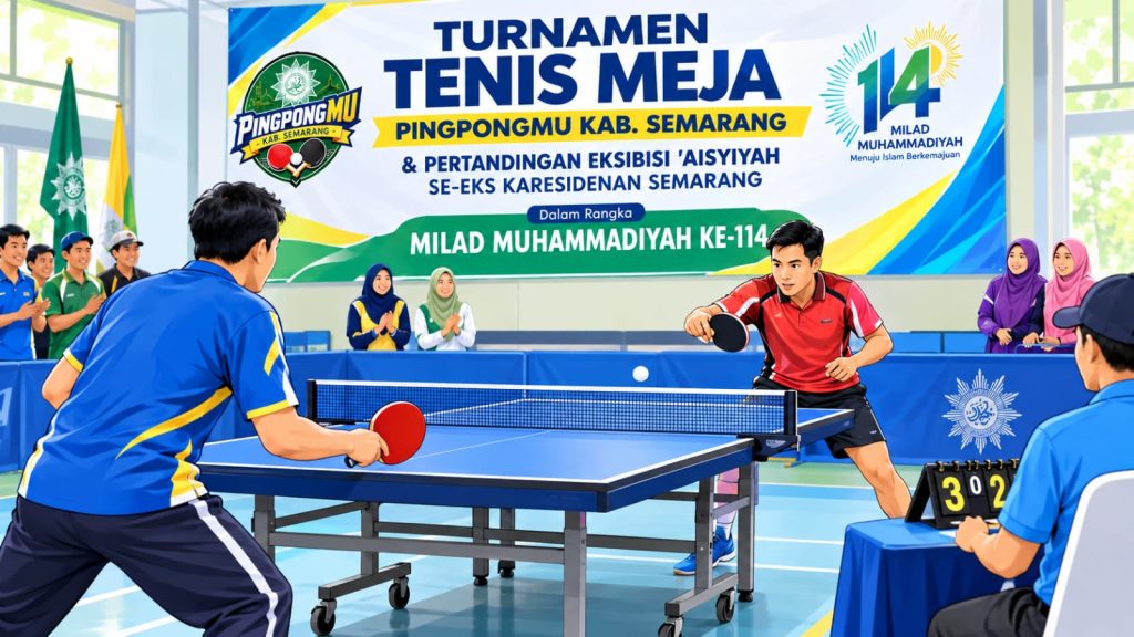 Menghidupkan Kembali Semangat Ukhuwah, PingpongMu Satukan Kader Lintas Generasi