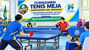 Menghidupkan Kembali Semangat Ukhuwah, PingpongMu Satukan Kader Lintas Generasi
